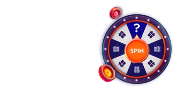 Колесо фортуны с вопросительным знаком в центре, представляющее турнир Spin & Win в Веб-казино Irwin, с шансами на получение уникальных призов.